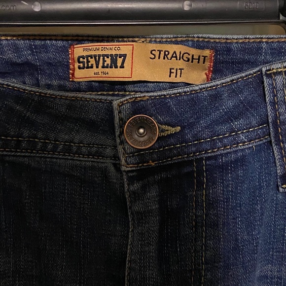 SEVEN7 JEANS BLUE STRAIGHT FIT - Picture 2 of 5
